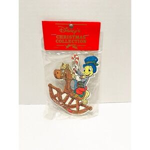 Disney Christmas Collection Jiminy Cricket Rocking Horse Ornament Vintage Sealed
